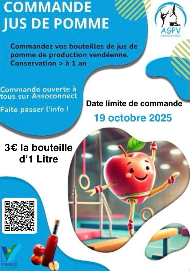 Vente de jus de&nbsp;pomme